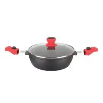 Tegame 24 cm con coperchio e manici staccabili easy click
