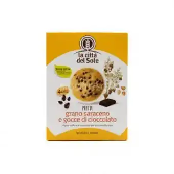 Muffin con grano saraceno e gocce di cioccolato senza glutine la città del sole 180g
