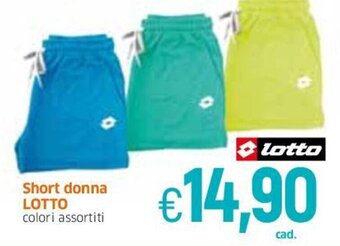 Famila Lotto Short donna offerta