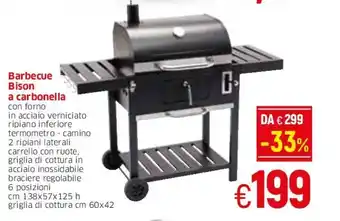 Famila Barbecue Bison a carbonella offerta