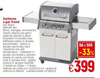 Famila Barbecue a gas Trend offerta