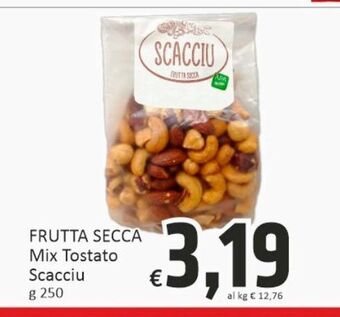 Paghi Poco Frutta secca offerta