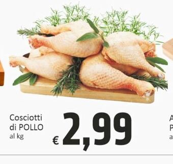 Paghi Poco Cosciotti di pollo al kg offerta