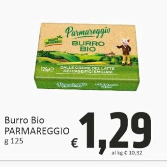 Paghi Poco Burro bio parmareggio g 125 offerta