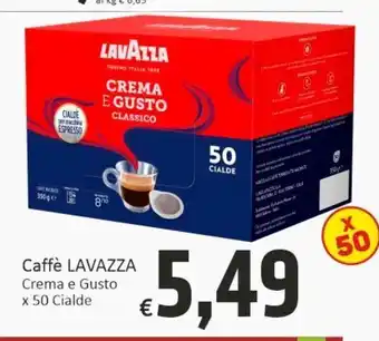 Paghi Poco Caffè lavazza crema e gusto x 50 cialde offerta