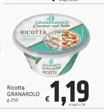 Paghi Poco Ricotta granarolo g 250 offerta