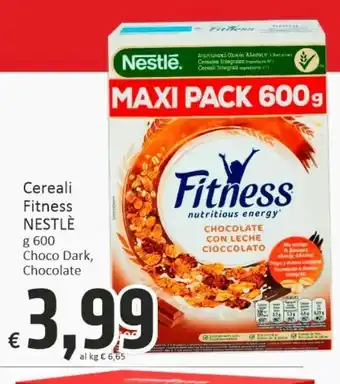 Paghi Poco Cereali fitness nestle g 600 choco dark, chocolate offerta