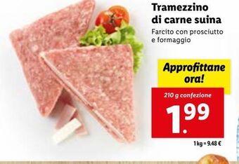 Lidl Tramezzino di carne suina offerta