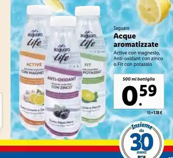 Lidl Acqua aromatizzata 500ml offerta