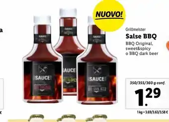 Lidl Salsa bbq offerta