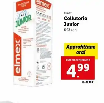 Lidl Colluttorio elmex 400ml offerta