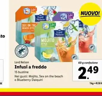 Lidl Infusi a freddo 60g offerta