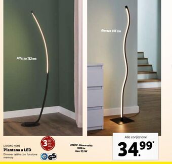Lidl Piantana a led offerta