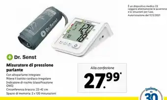 Lidl Misuratore di pressione parlante offerta