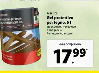 Lidl Gel protettivo per legno 5l offerta