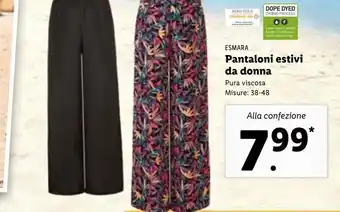Lidl Pantaloni estivi da donna offerta