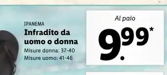 Infradito da uomo o donna