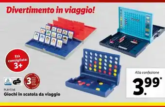 Lidl Giochi in scatola da viaggio offerta