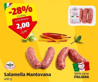ALDI Salamella mantovana offerta