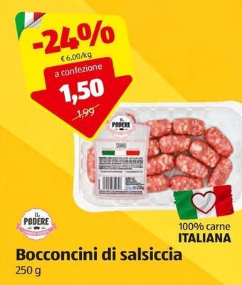 ALDI Bocconcini di salsiccia offerta