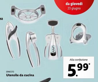 Utensili da cucina
