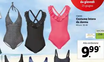 Costume intero da donna