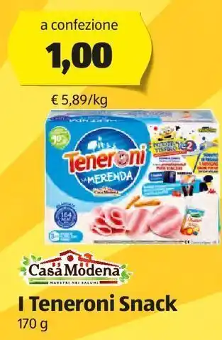 ALDI I teneroni snack offerta