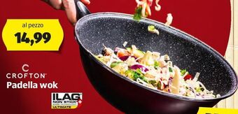ALDI Crofton padella wok offerta
