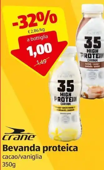 ALDI Bevanda proteica cacao/vaniglia offerta