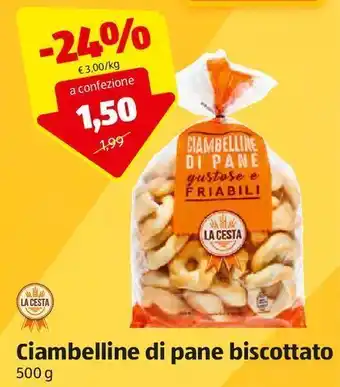 ALDI Ciambelline di pane biscottato offerta