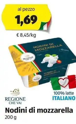 ALDI Nodini di mozzarella offerta