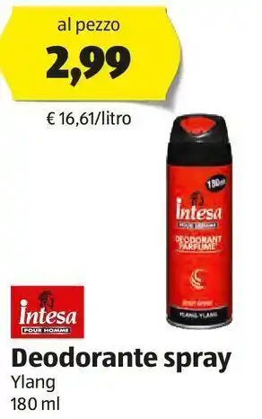 Deodorante spray