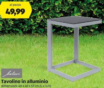ALDI Tavolino in alluminio offerta