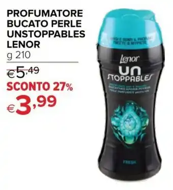 Iperal Lenor Unstoppables Profumatore bucato perle 210 g offerta
