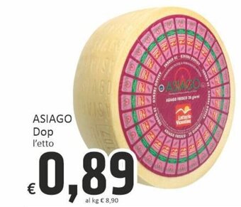 Paghi Poco Asiago Dop offerta