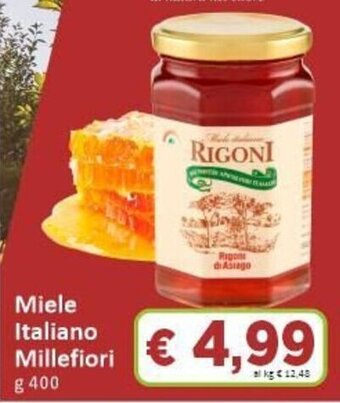 Paghi Poco Miele Italiano Millefiori g 400 offerta
