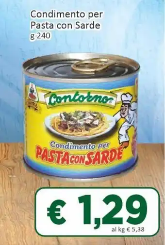 Paghi Poco Contorno Condimento per Pasta con Sarde g 240 offerta
