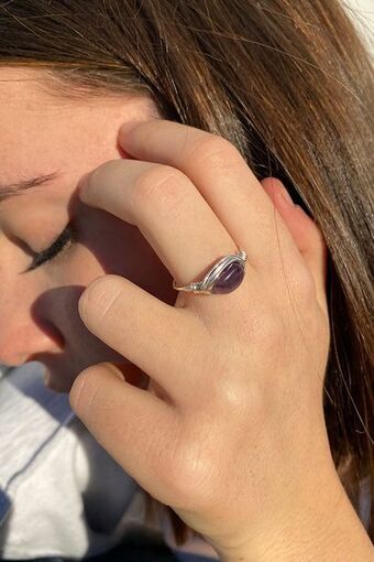 Subdued Anello stone offerta