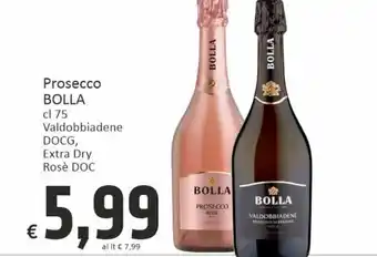 Paghi Poco Bolla Prosecco cl 75 Valdobbiadene DOCG, Extra Dry Rosè DOC offerta