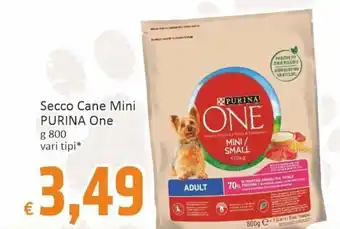 Paghi Poco Purina One Secco Cane Miini g 800 vari tipi offerta