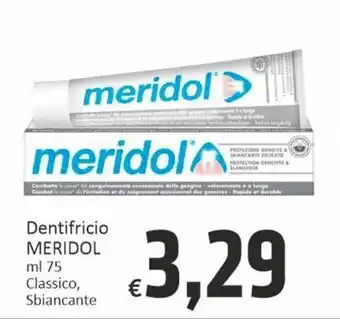 Paghi Poco Meridol Dentifricio ml 75 Classico, Sbiancante offerta