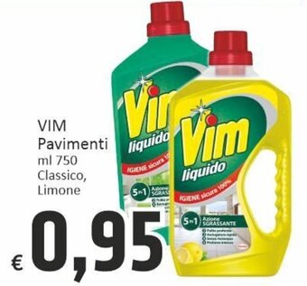 Vim Pavimenti ml 750 Classico, Limone