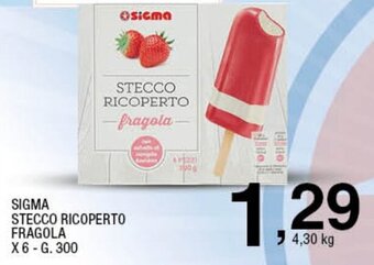 Il Punto Sigma Sigma Stecco Ricoperto Fragola X 6 g. 300 offerta