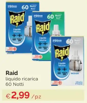 Prodet Raid liquido ricarica 60 Notti offerta