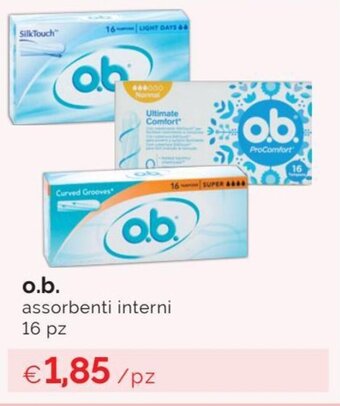 Prodet o.b. assorbenti interni 16 pz offerta