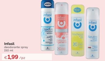 Prodet Infasil Deodorante spray 150 ml offerta