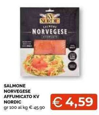 Mercatò Local KV Nordic Salmone Norvegese Affumicato gr 100 offerta