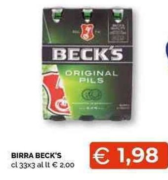 Beck's Birra cl 33x3