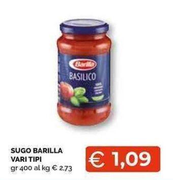 Mercatò Local Barilla Sugo vari tipi gr 400 offerta