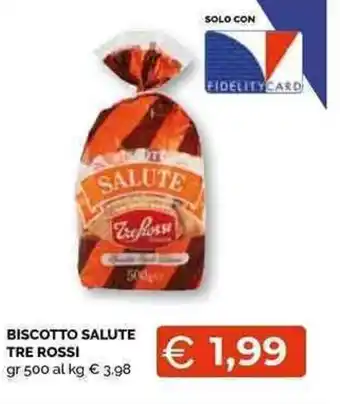 Mercatò Local Tre Rossi Biscotto Salute gr 500 offerta
